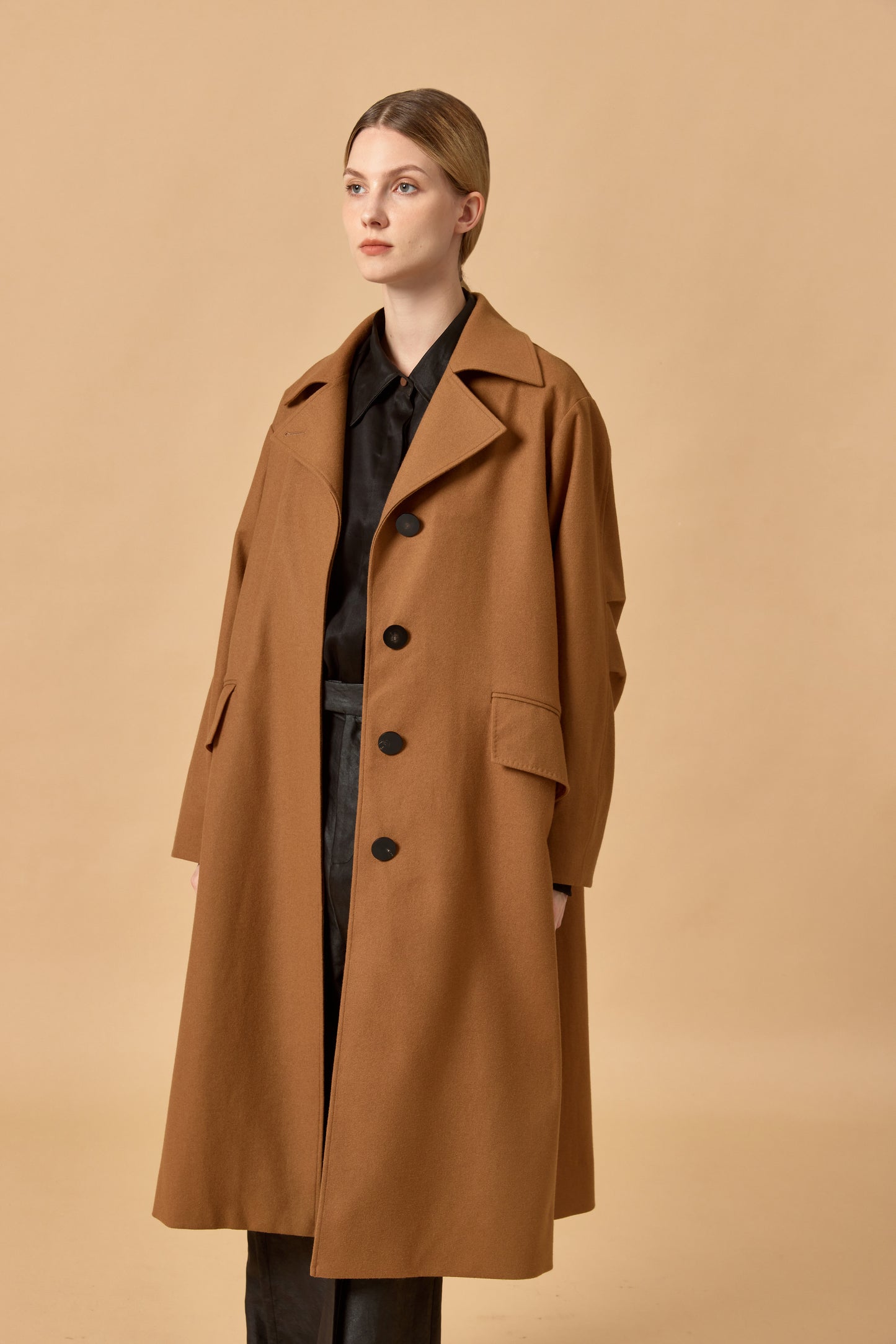 Basic Loden Trench Coat