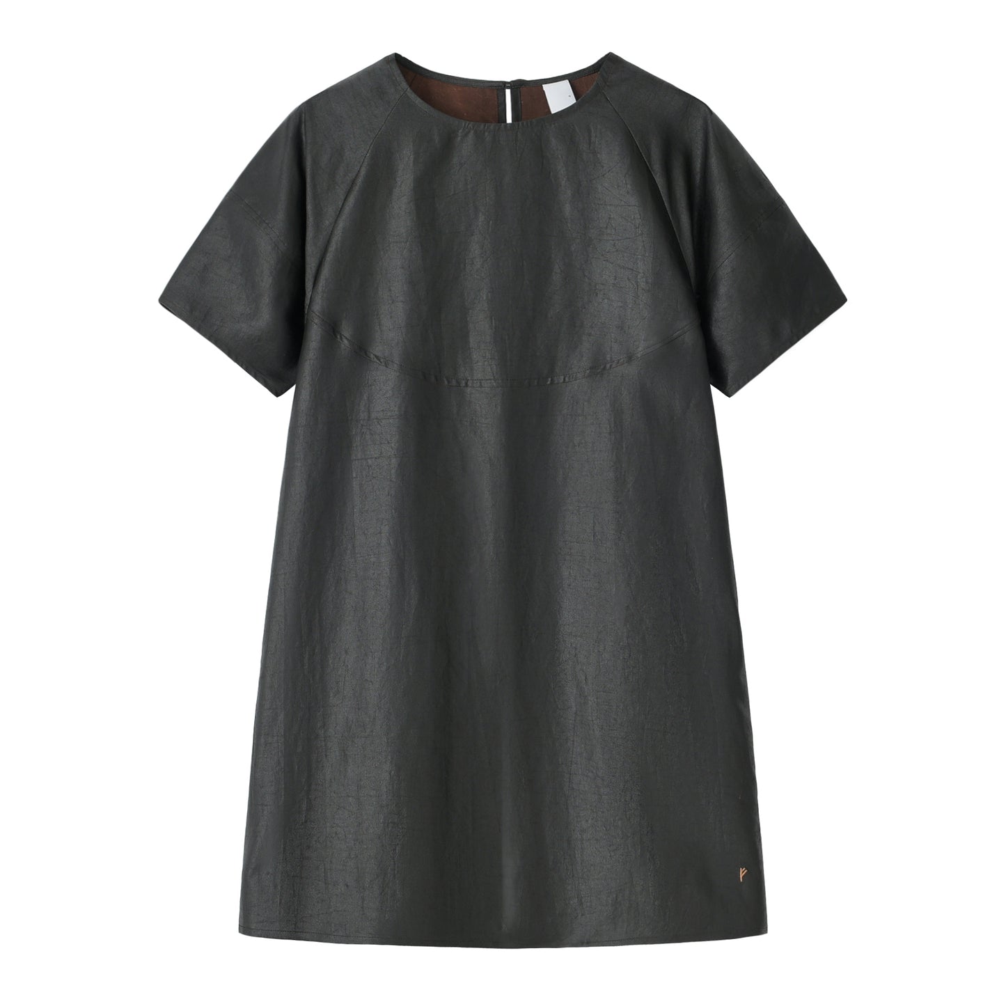 Simple Tea Silk Dress