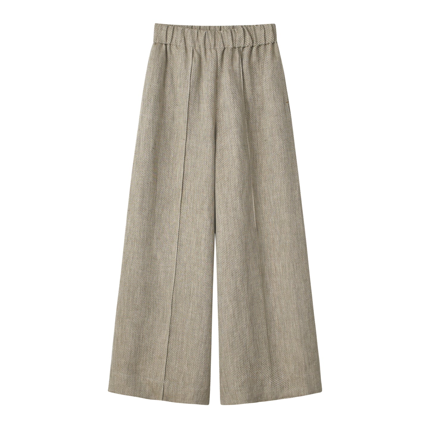 Wide-Leg Linen Trousers