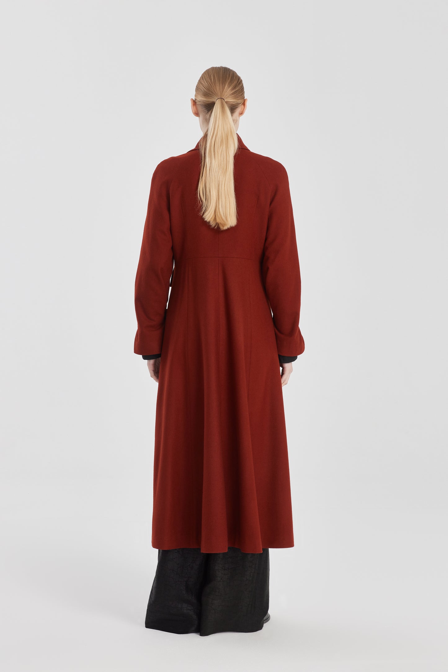 Long Loden Trench Coat
