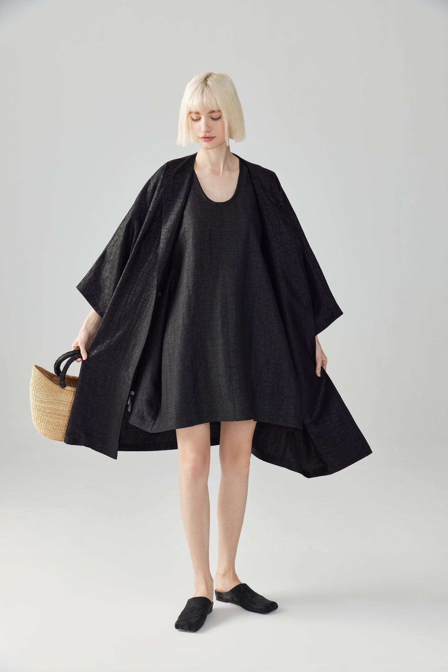 Short Tea Silk Dress