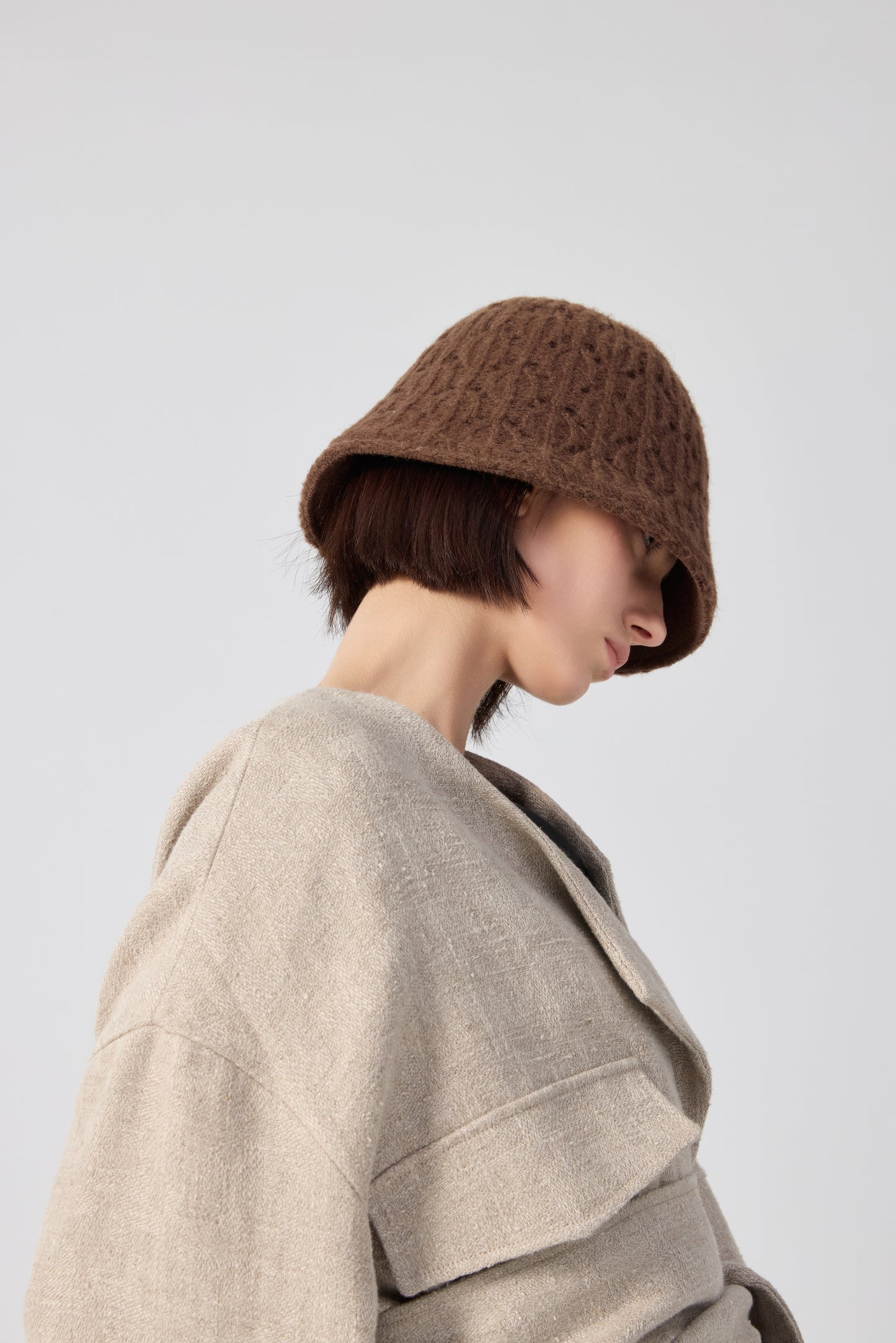 Beige Cream Linen Jacket
