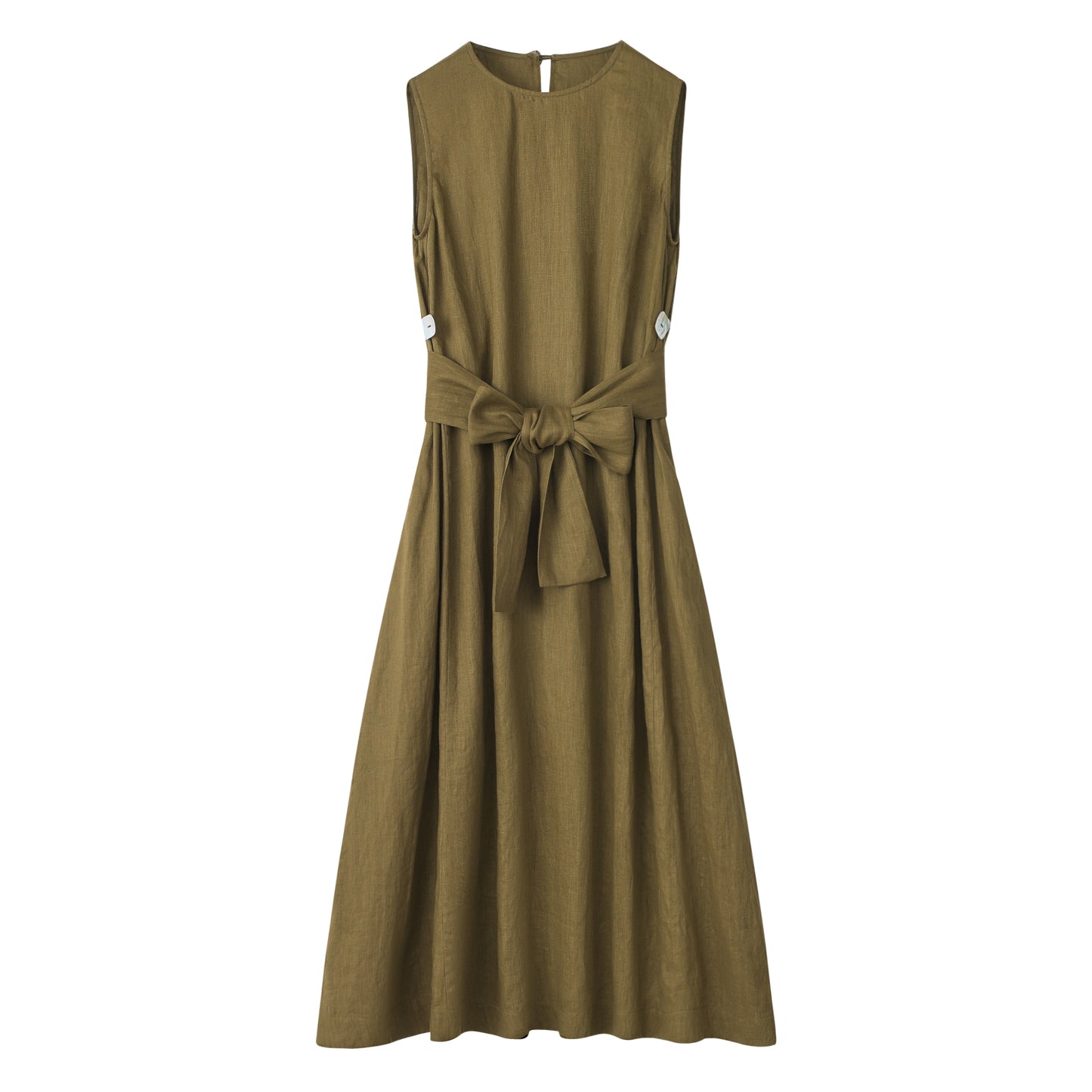 Sleeveless Linen Dress
