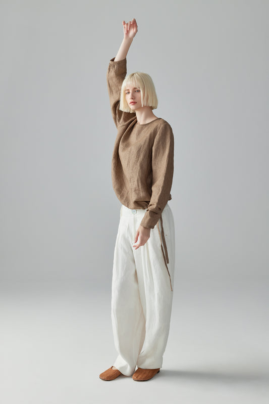 Casual Linen Blouse