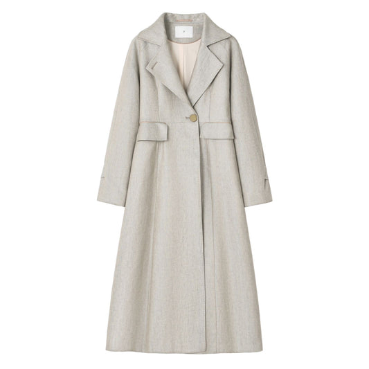 Long Linen Trench Coat