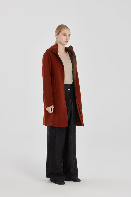 Long Loden Jacket Red