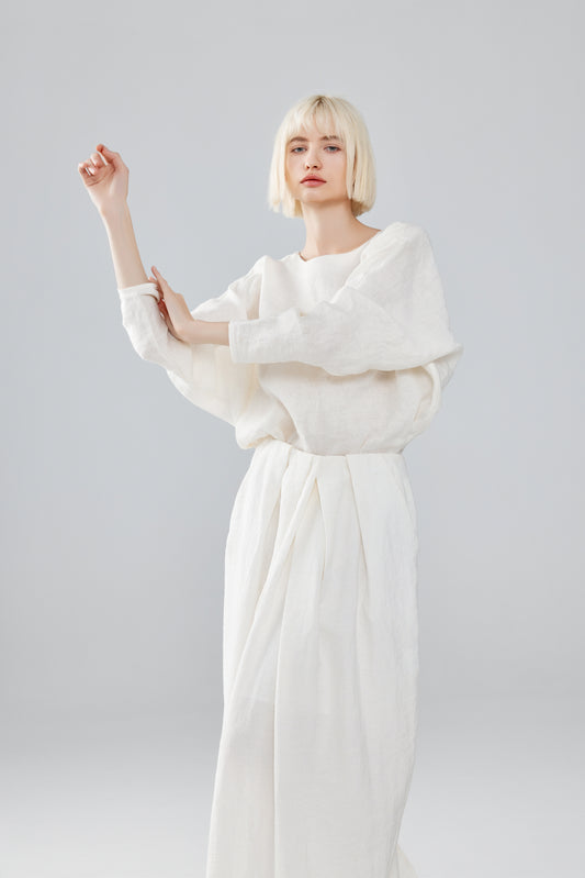 Layered Cotton Skirt