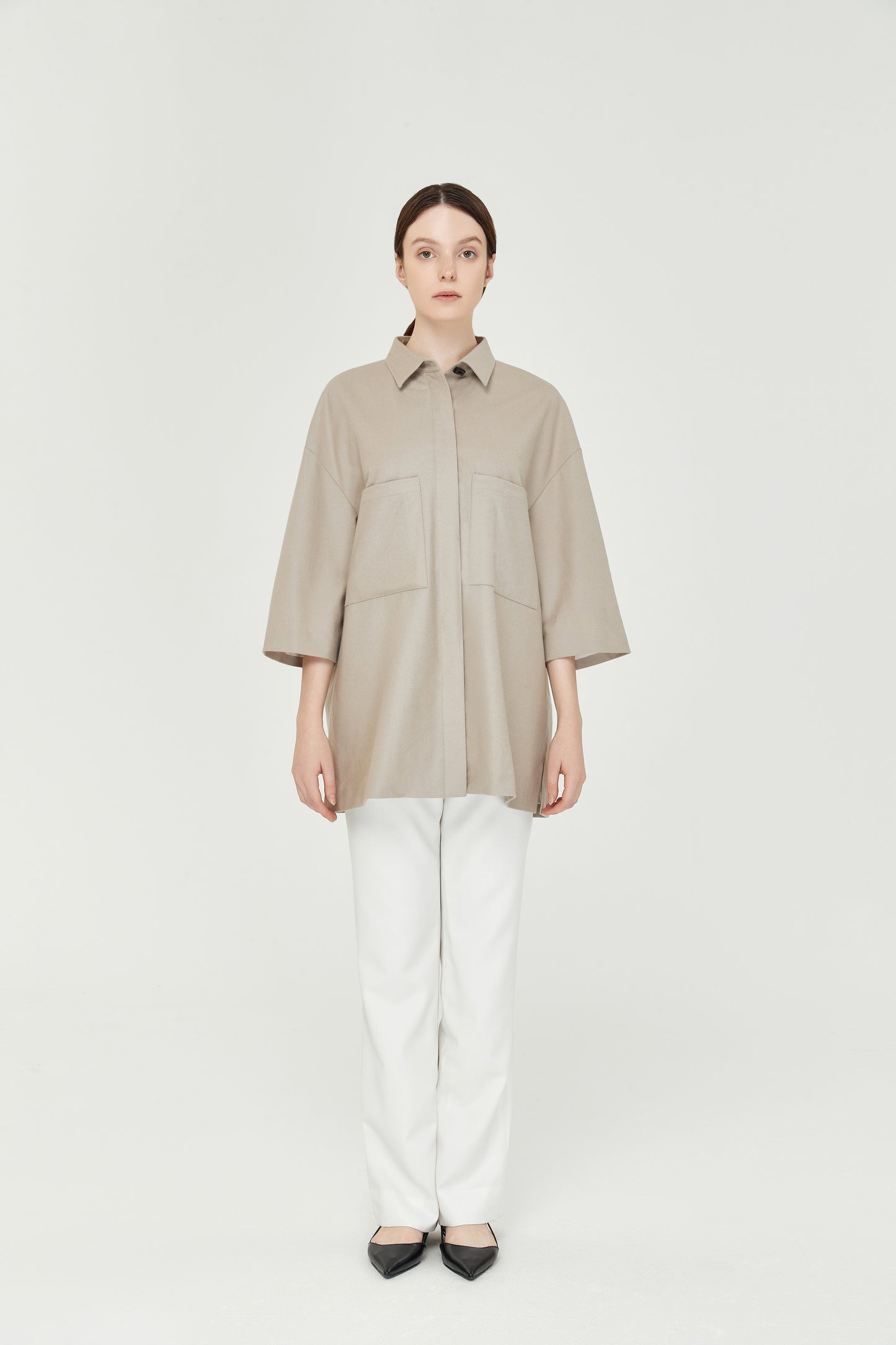 Loden Mid Sleeve Shirt unisex