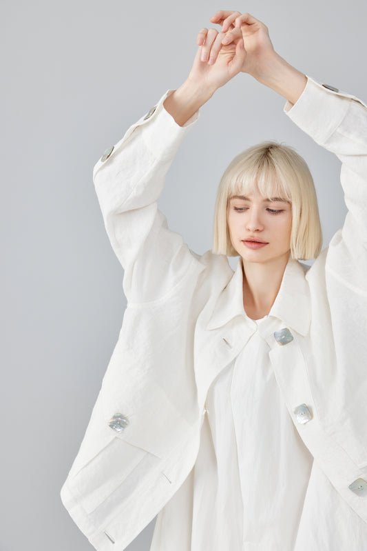 White Linen Jacket