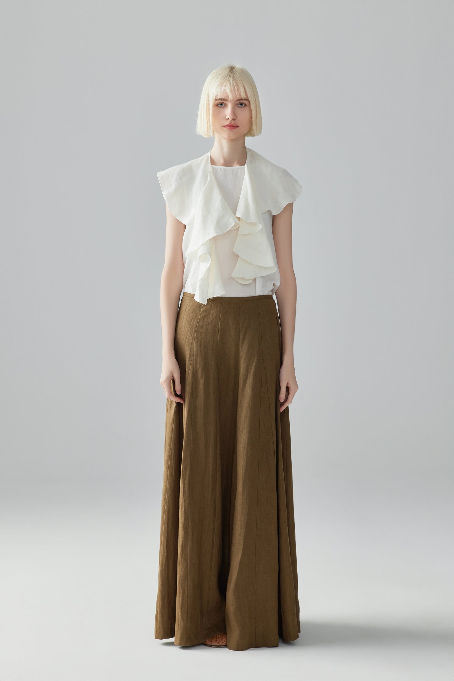 Long Linen Skirt