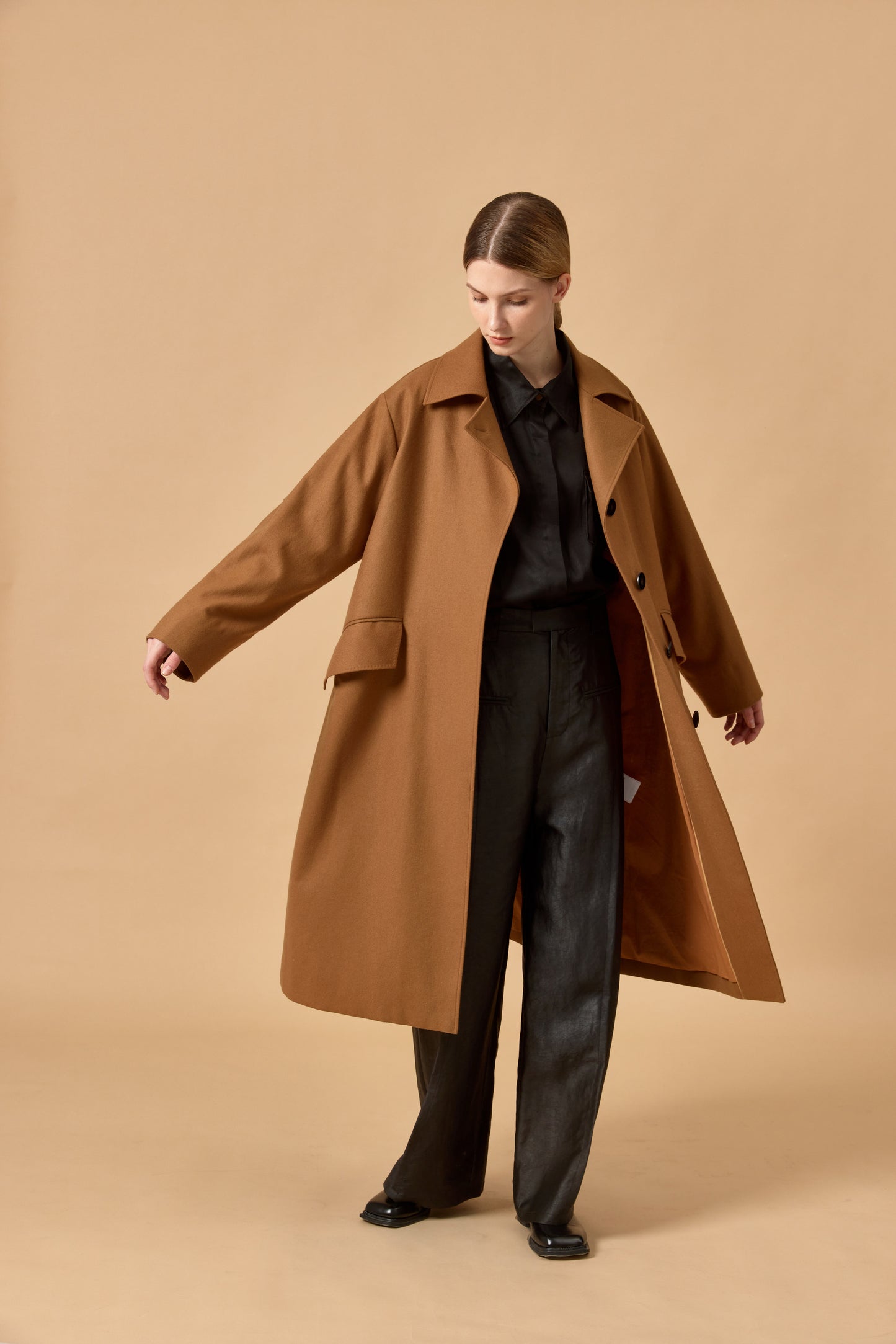 Basic Loden Trench Coat