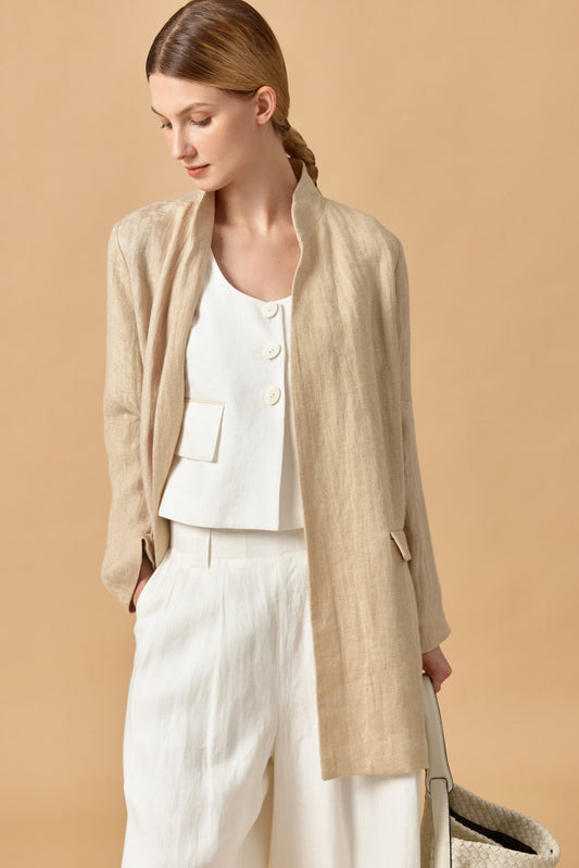Casual Linen Jacket
