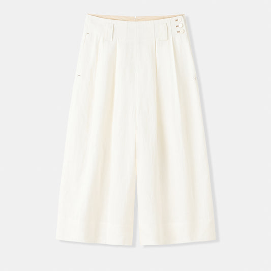 Linen Capri Trousers
