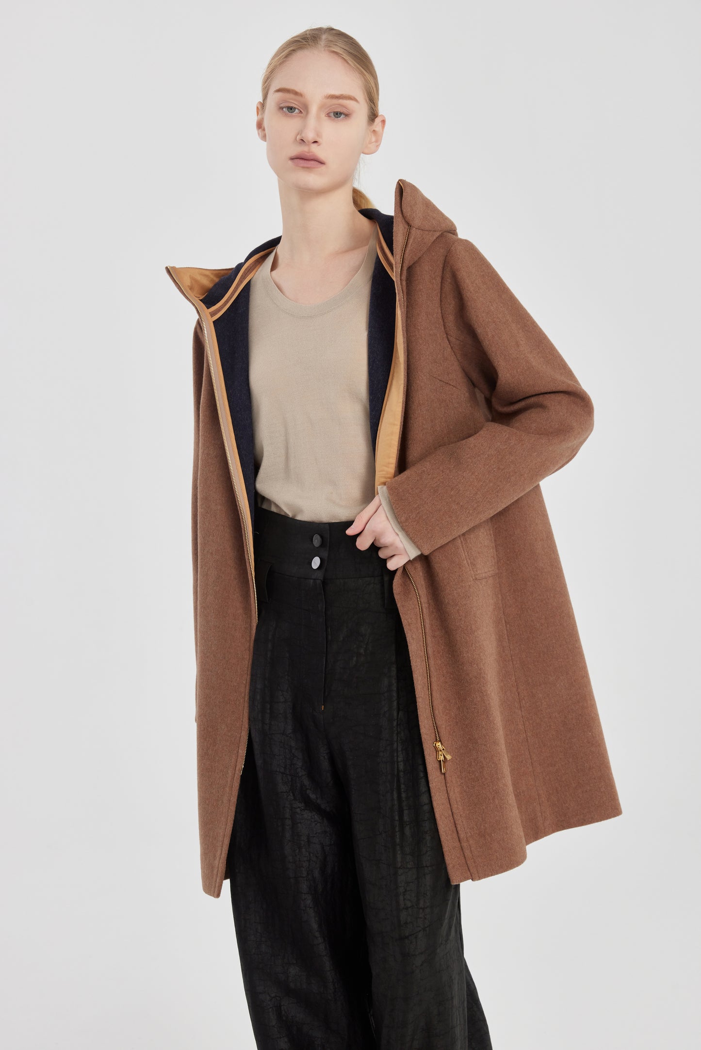 Long Loden Jacket Brown